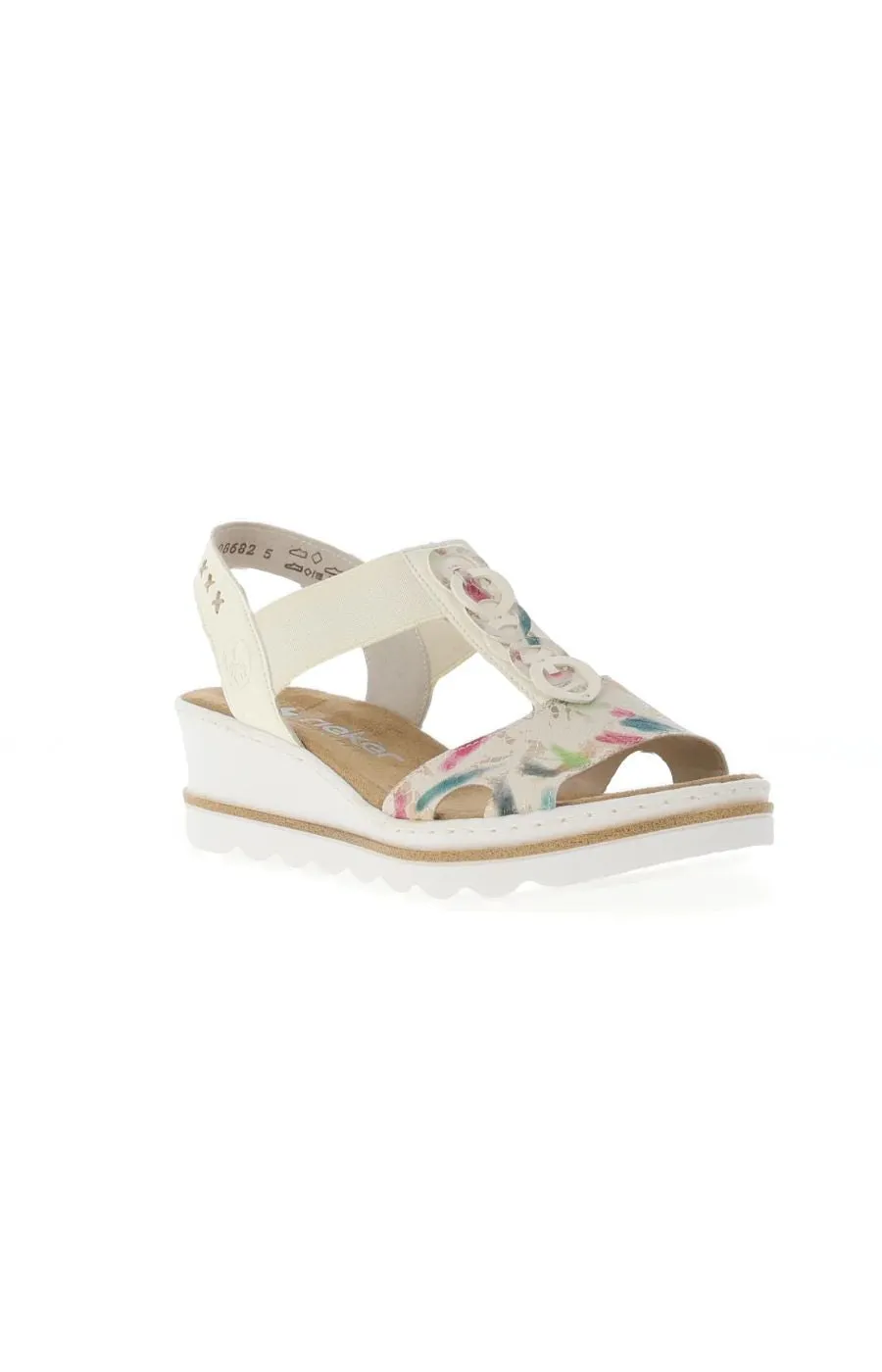 Rieker T-Bar Wedge Sandal