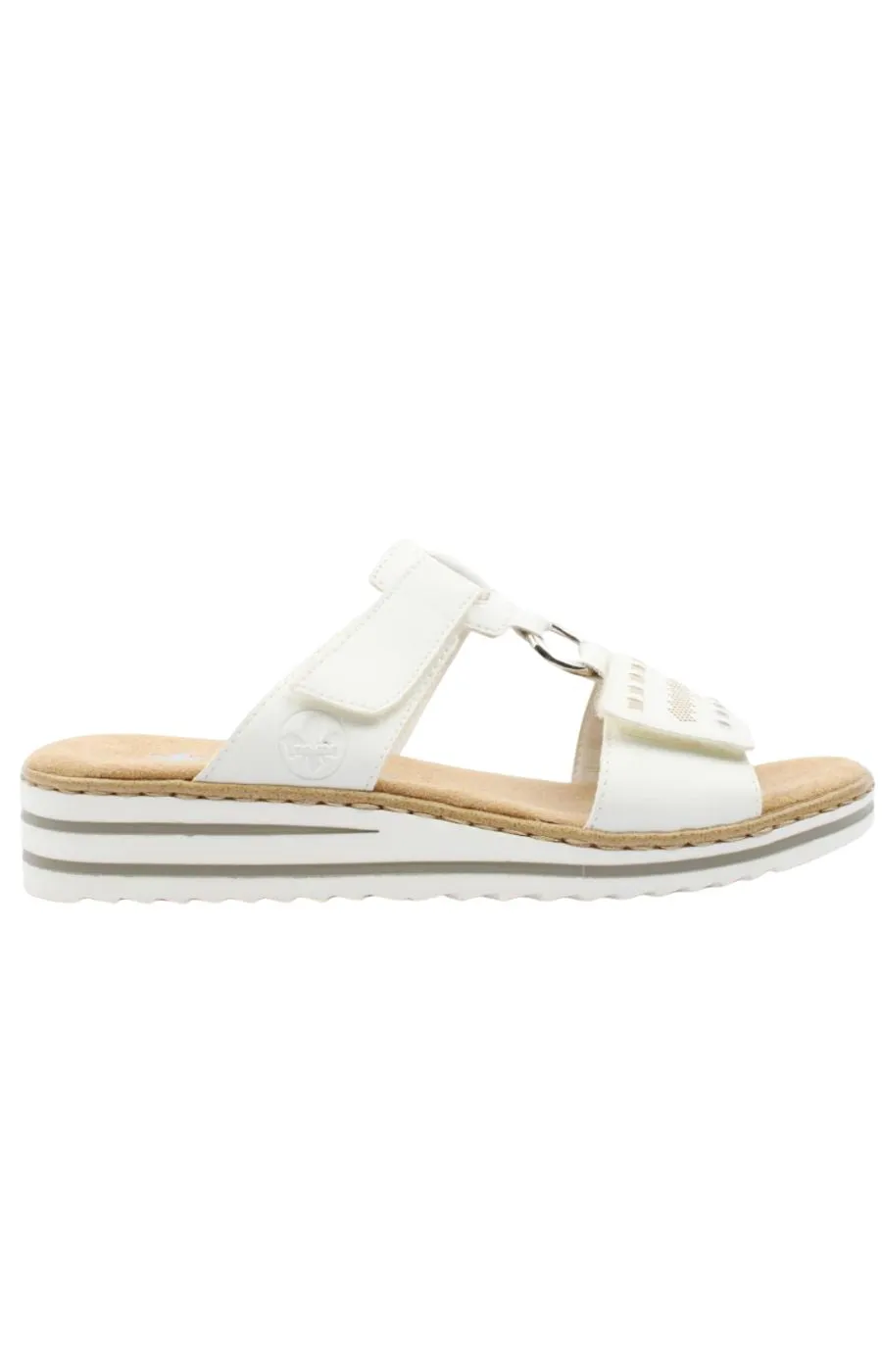 Rieker White Loop Sandal