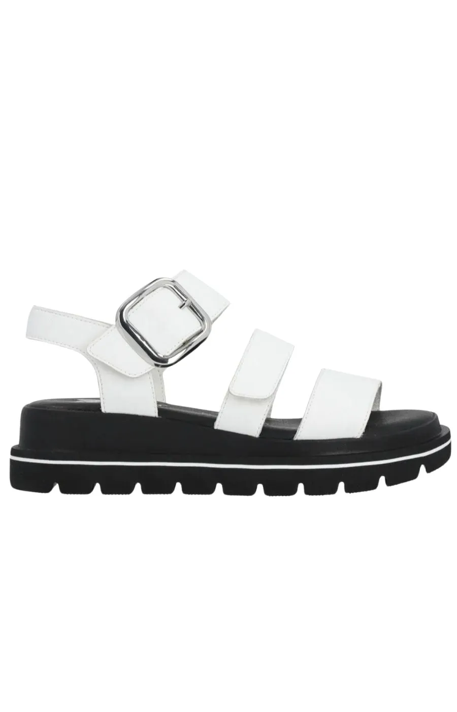 Rieker White Strapped Sandal