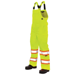 Ripstop Unlined Safety Rain Bib Overall by Tough Duck - Style SB04