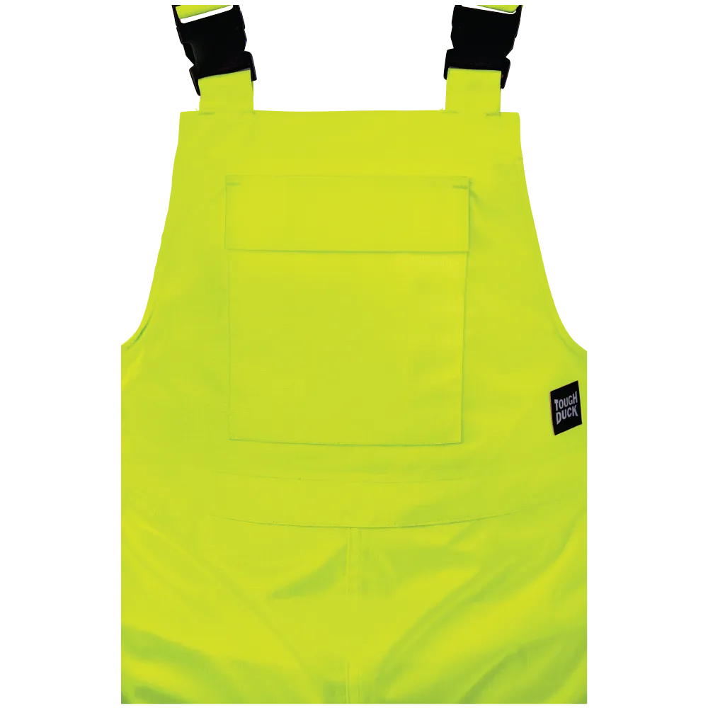 Ripstop Unlined Safety Rain Bib Overall by Tough Duck - Style SB04