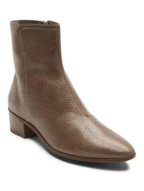 Rockport Women's Geovana Mid Boot Khaki Snake CI1802