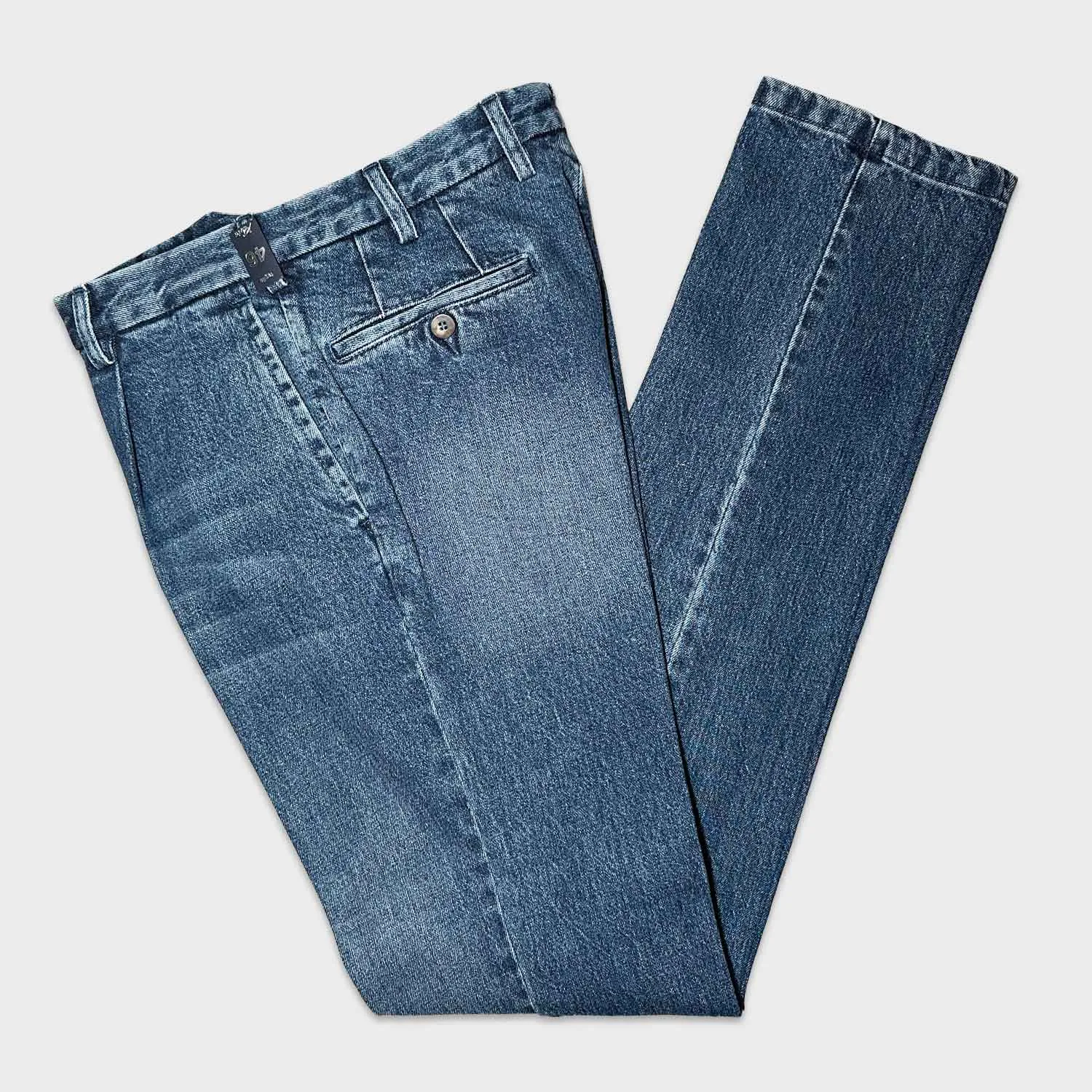 Rota Blue Kurabo Denim Tailoring Jeans Single Pleats