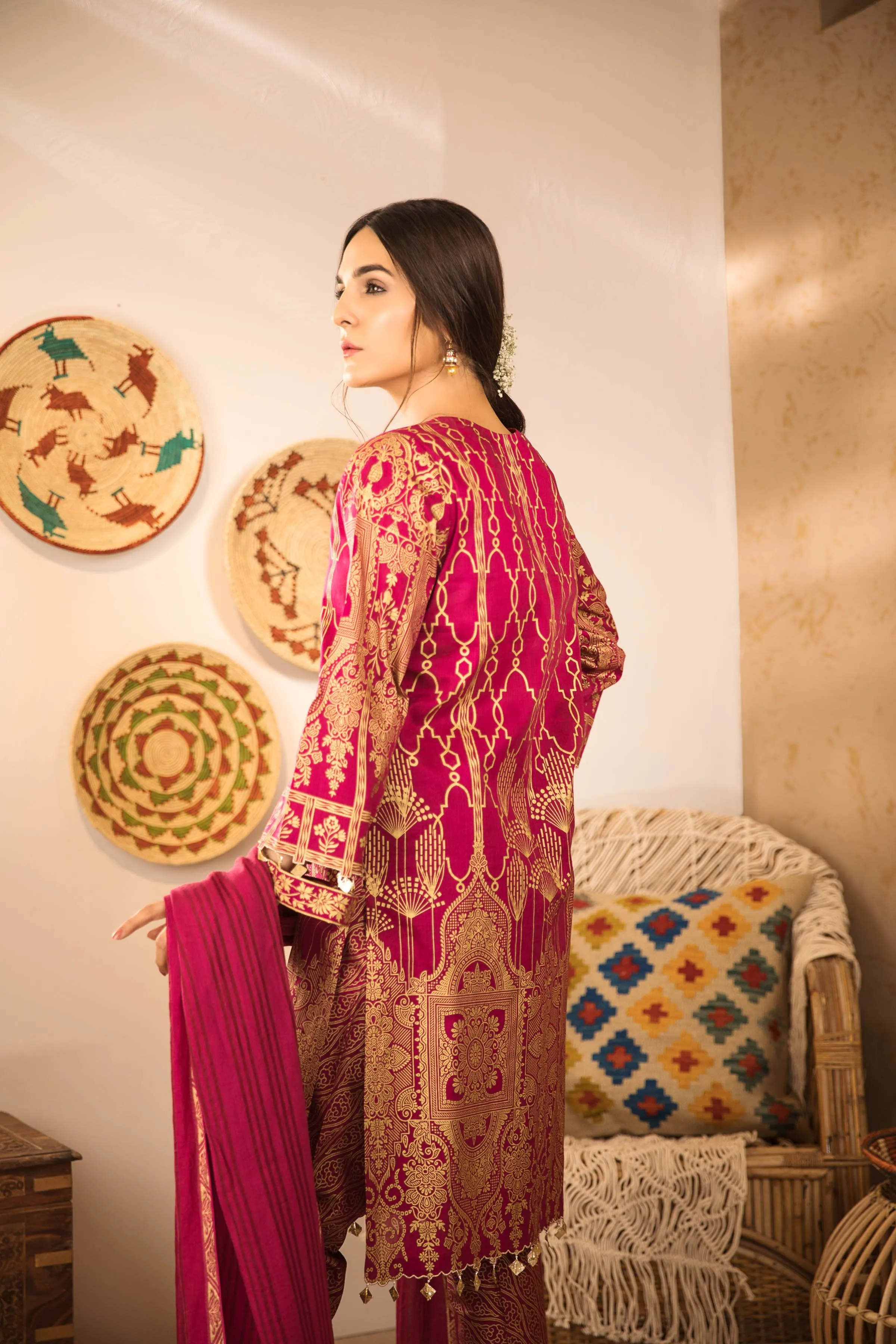 Sapphire Naqsh Dar Lawn Eid Collection Vol-V – Shahi Jall B