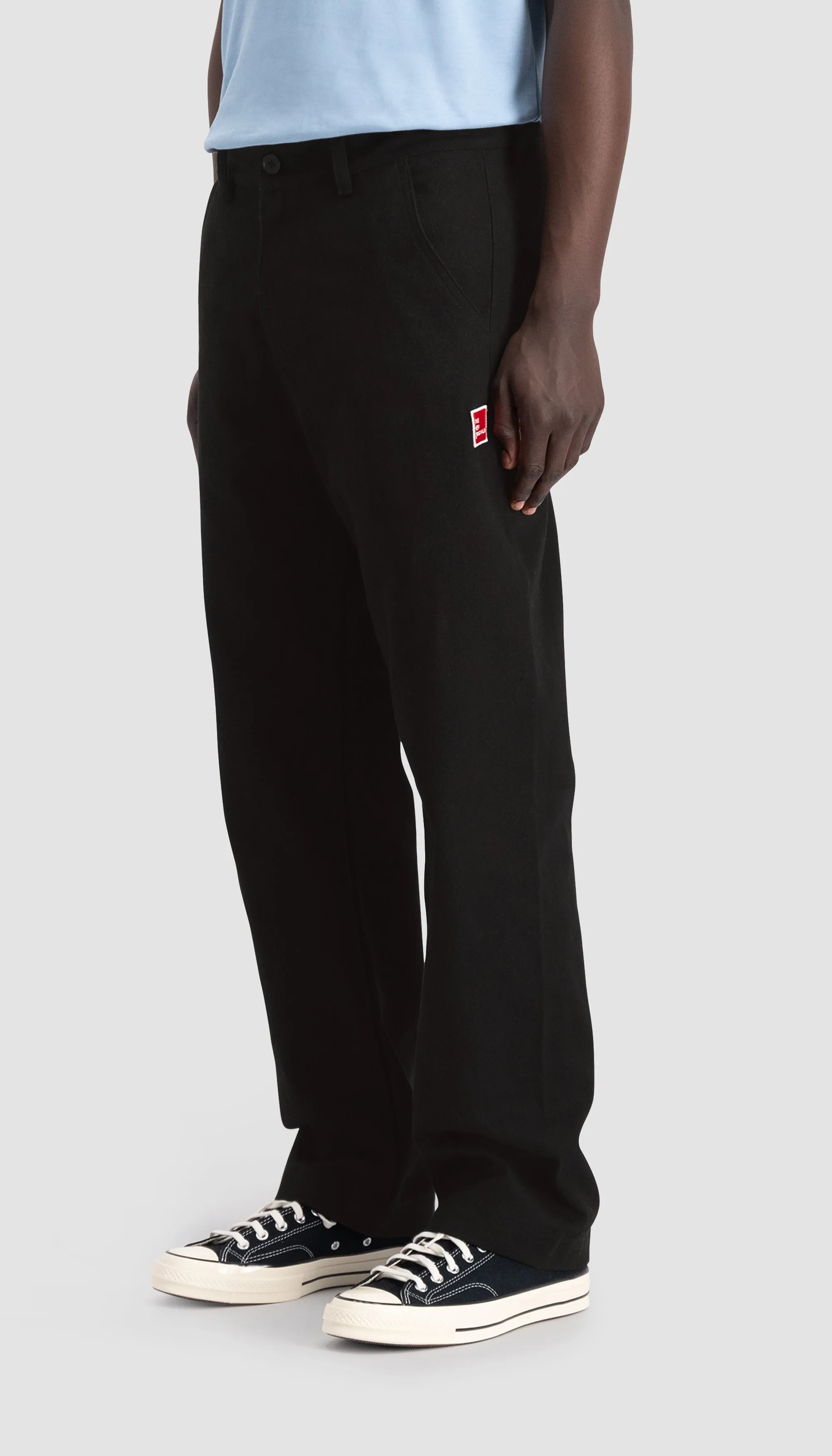 Seamless Chino Trousers Black