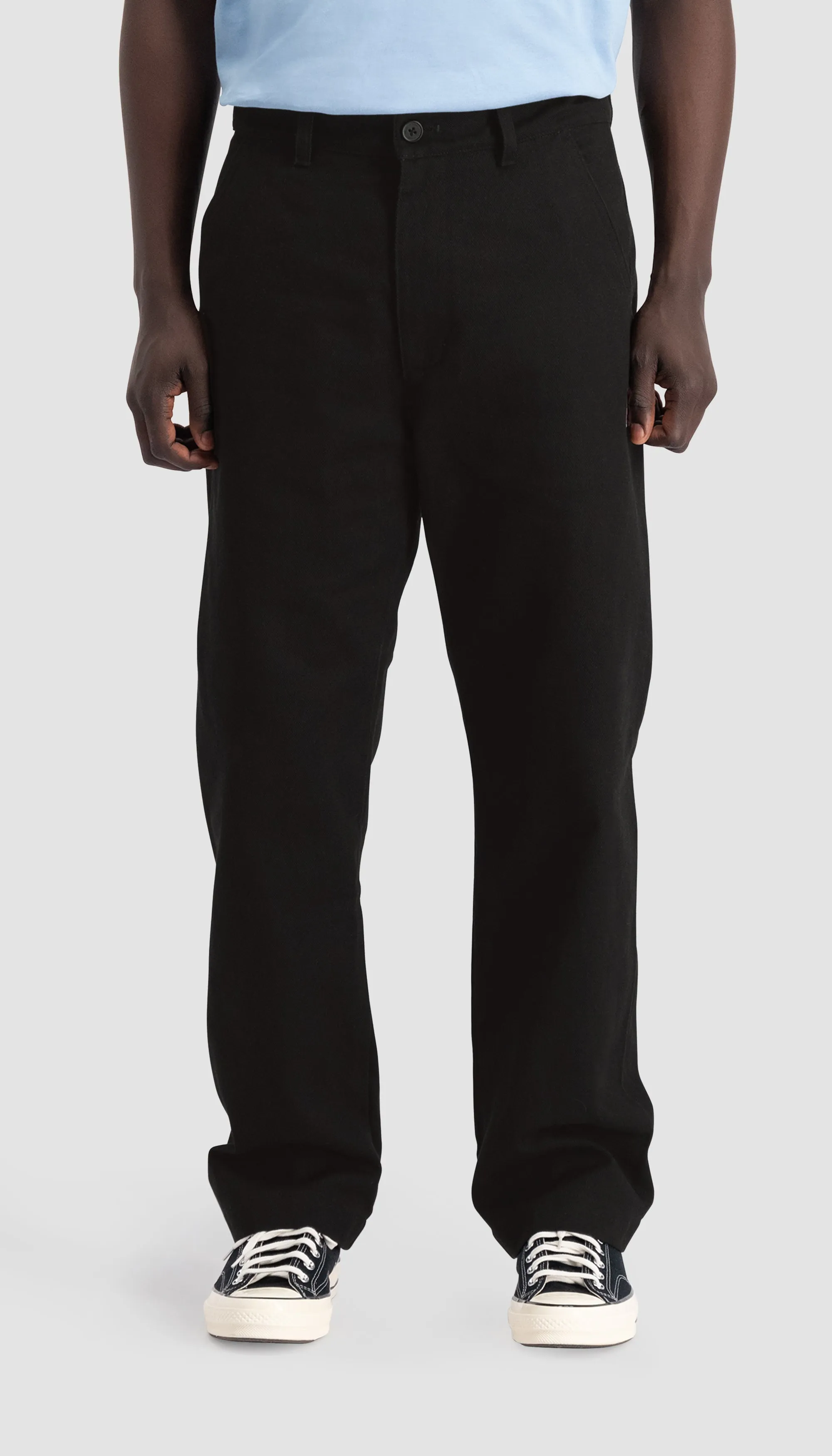 Seamless Chino Trousers Black