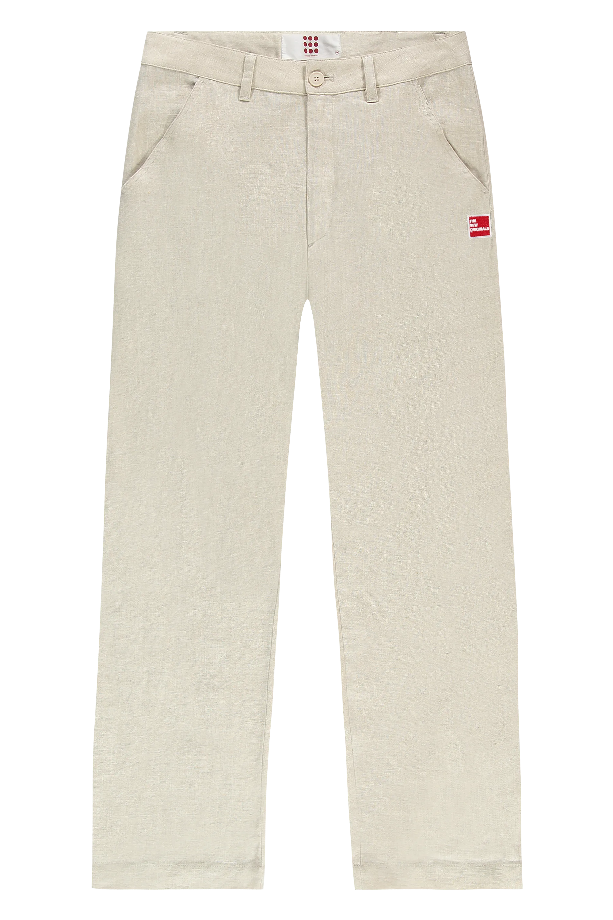 Seamless Linen Trousers Bone White