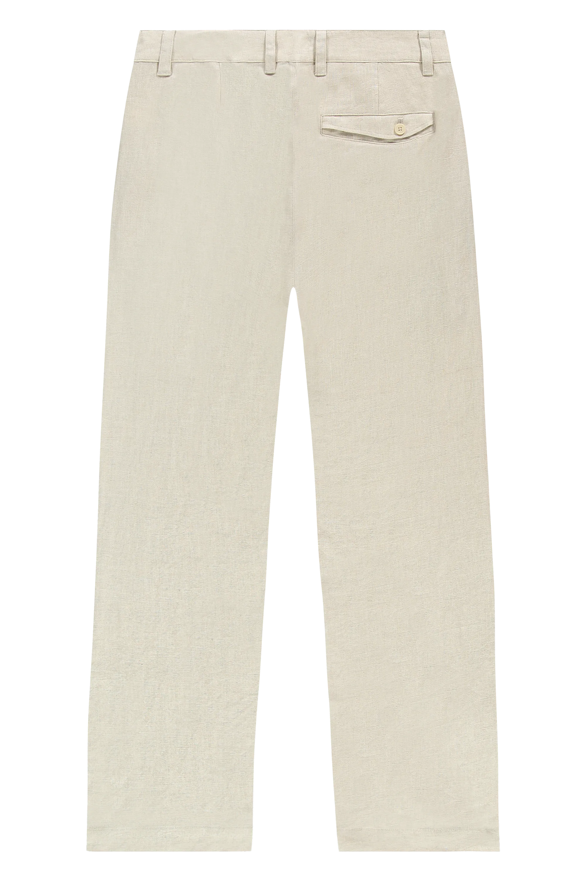 Seamless Linen Trousers Bone White