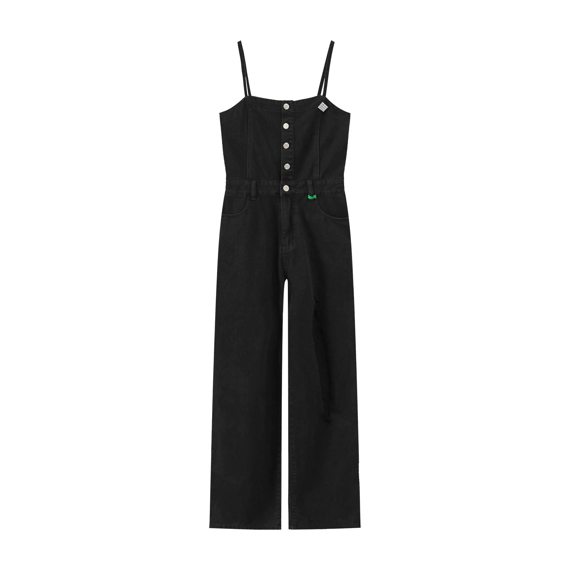 Slit Wide Jumpsuit