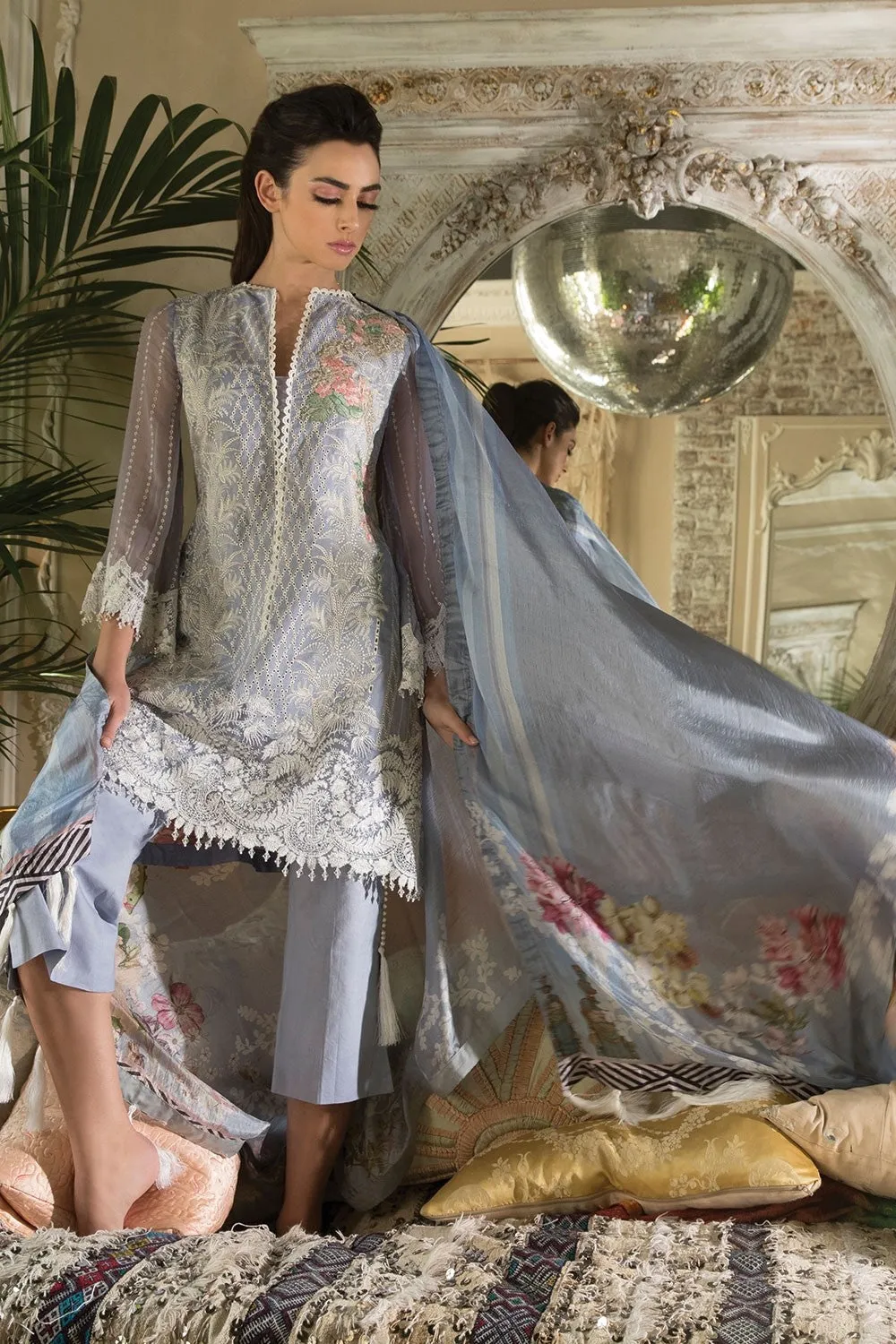 Sobia Nazir Lawn Collection 2018 – Design 13A