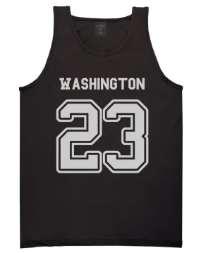 Sport Style Washington 23 Team State Jersey Mens Tank Top