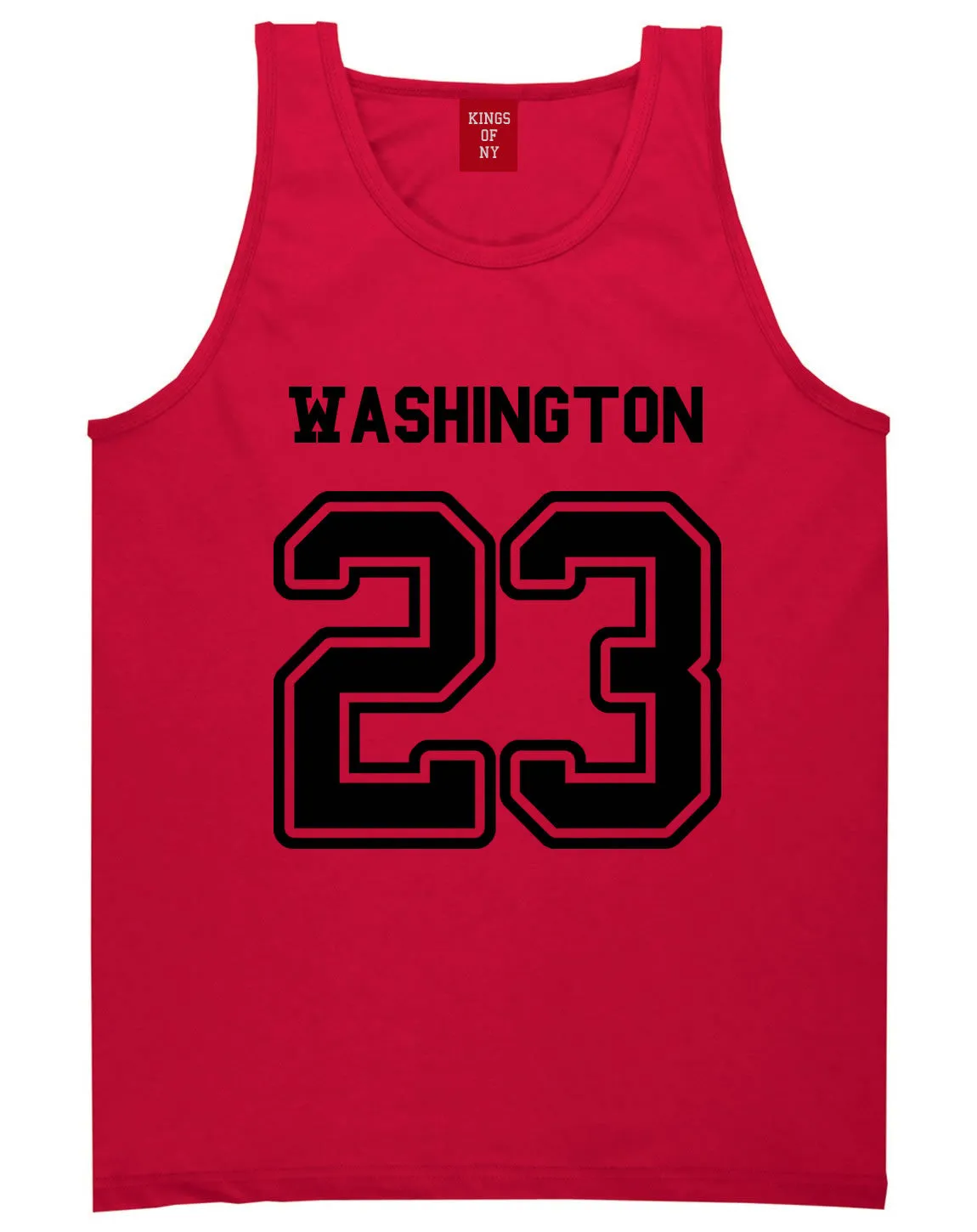 Sport Style Washington 23 Team State Jersey Mens Tank Top