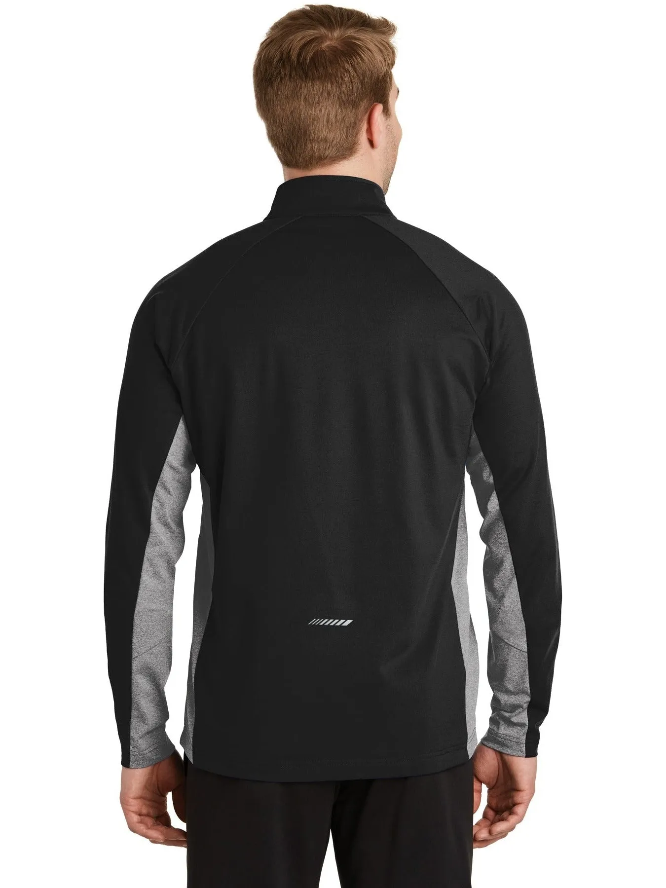 Sport-Tek Sport-Wick Stretch Contrast 1/2-Zip Pullover