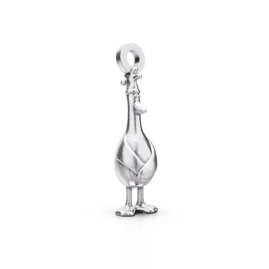 Sterling Silver Feathers McGraw Charm