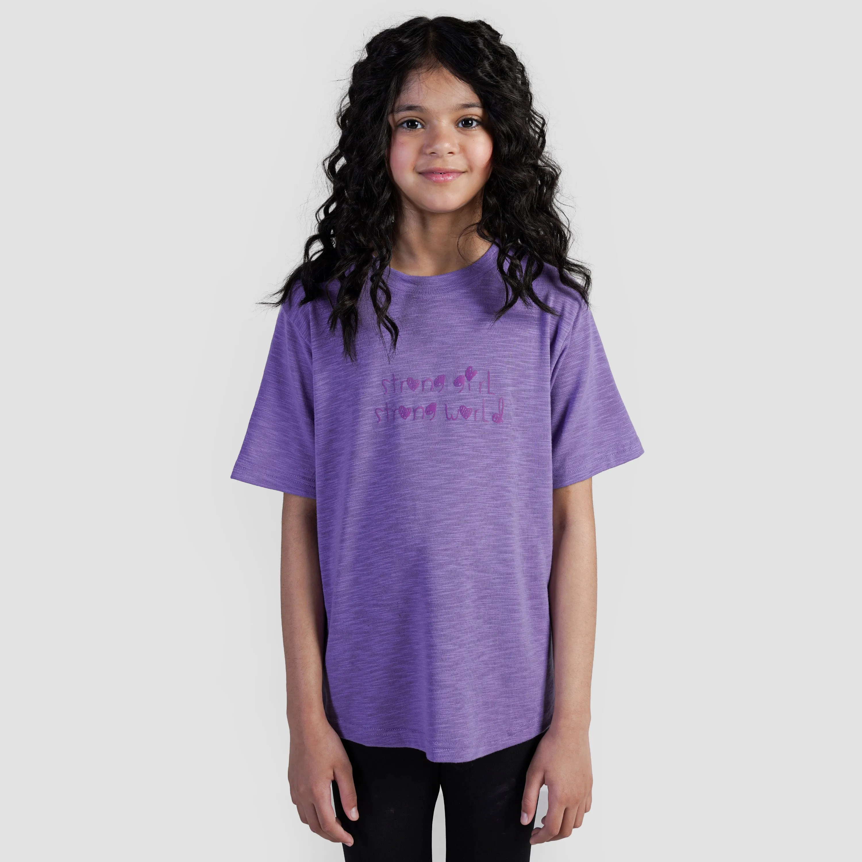 Strong Girl Regular Tee (Purple)