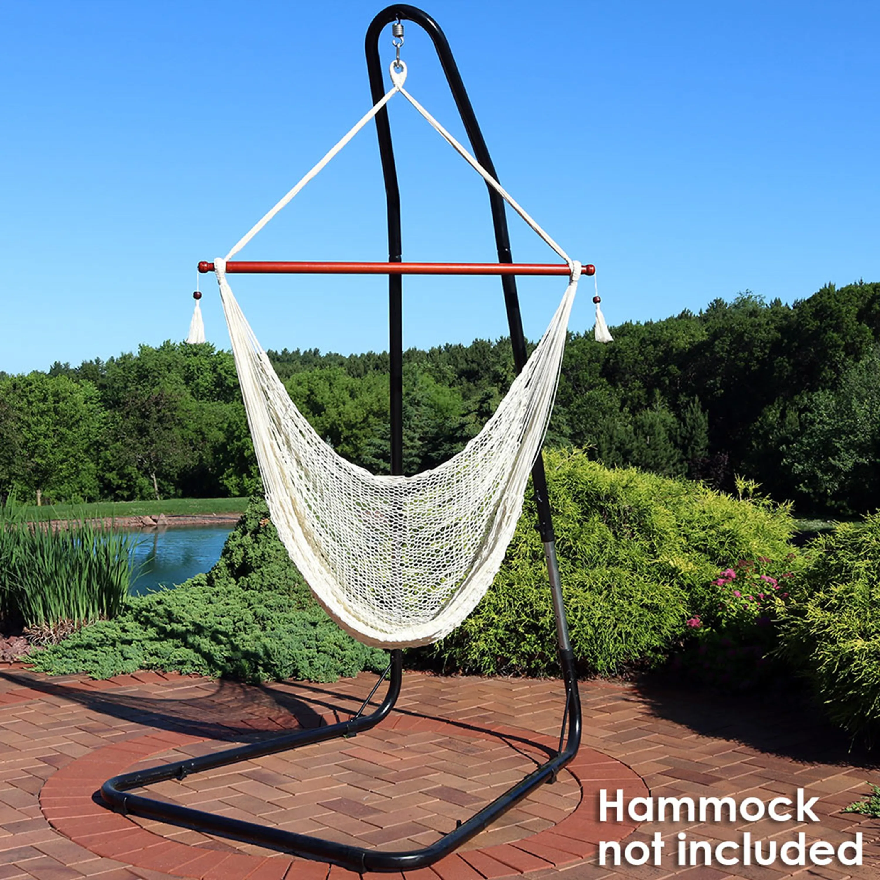 Sunnydaze Adjustable Heavy-Duty Hammock Chair Stand Only