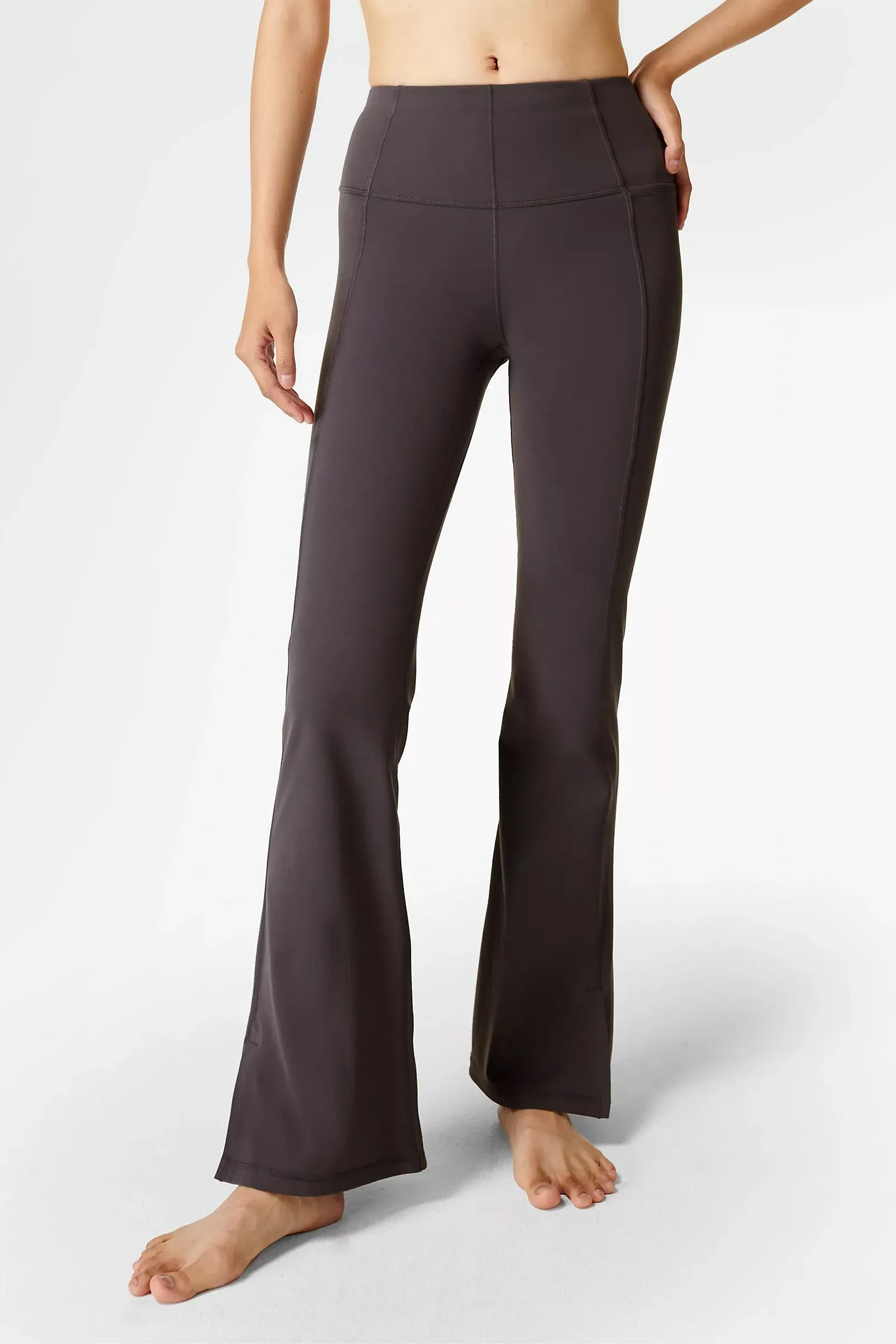 Super Soft 30" Flare Yoga Trousers, Urban Grey