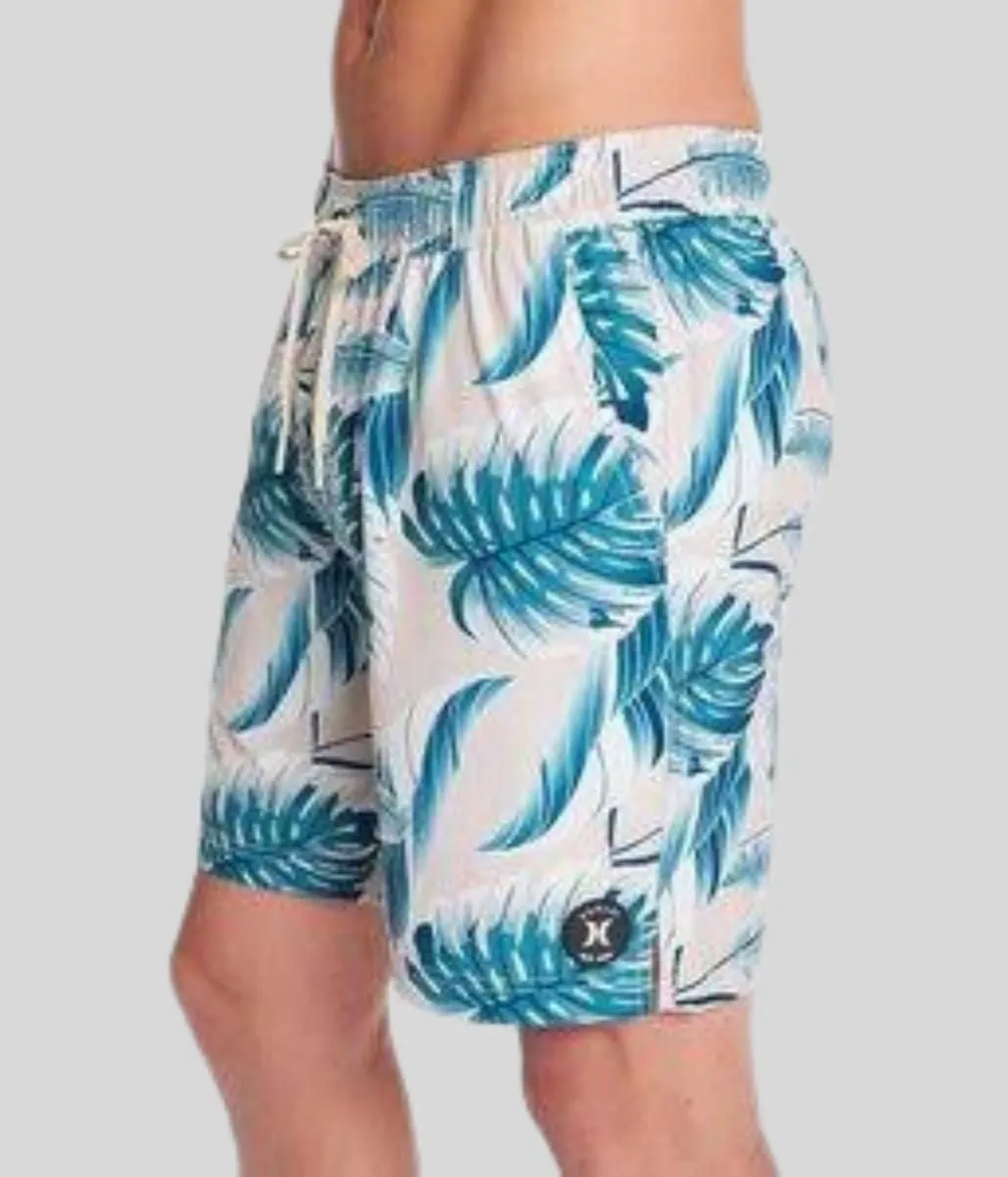 Teal Print Hurley Swim Shorts