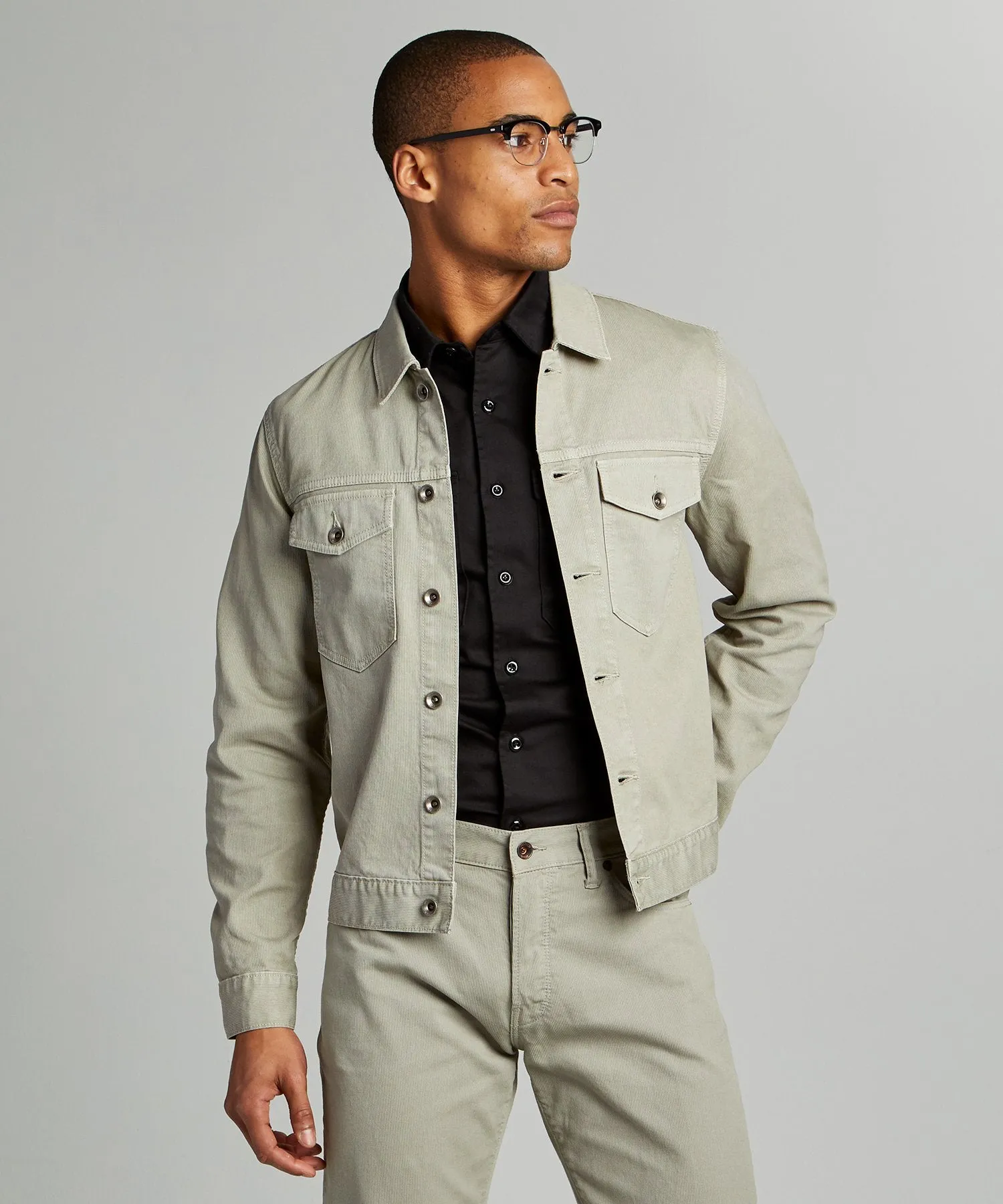 The Gerry Bedford Cord Jacket in Cactus