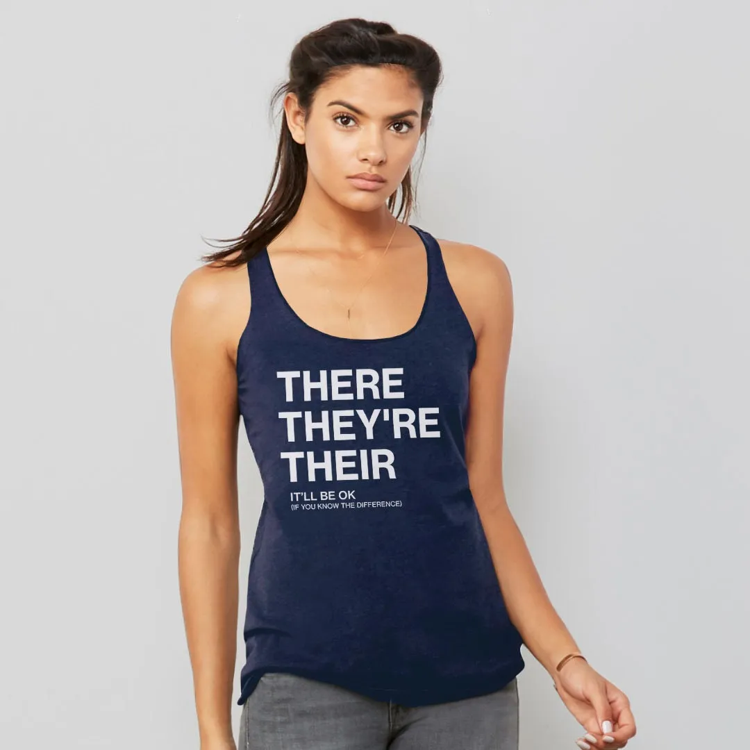 There They're Their Grammar Tank Top