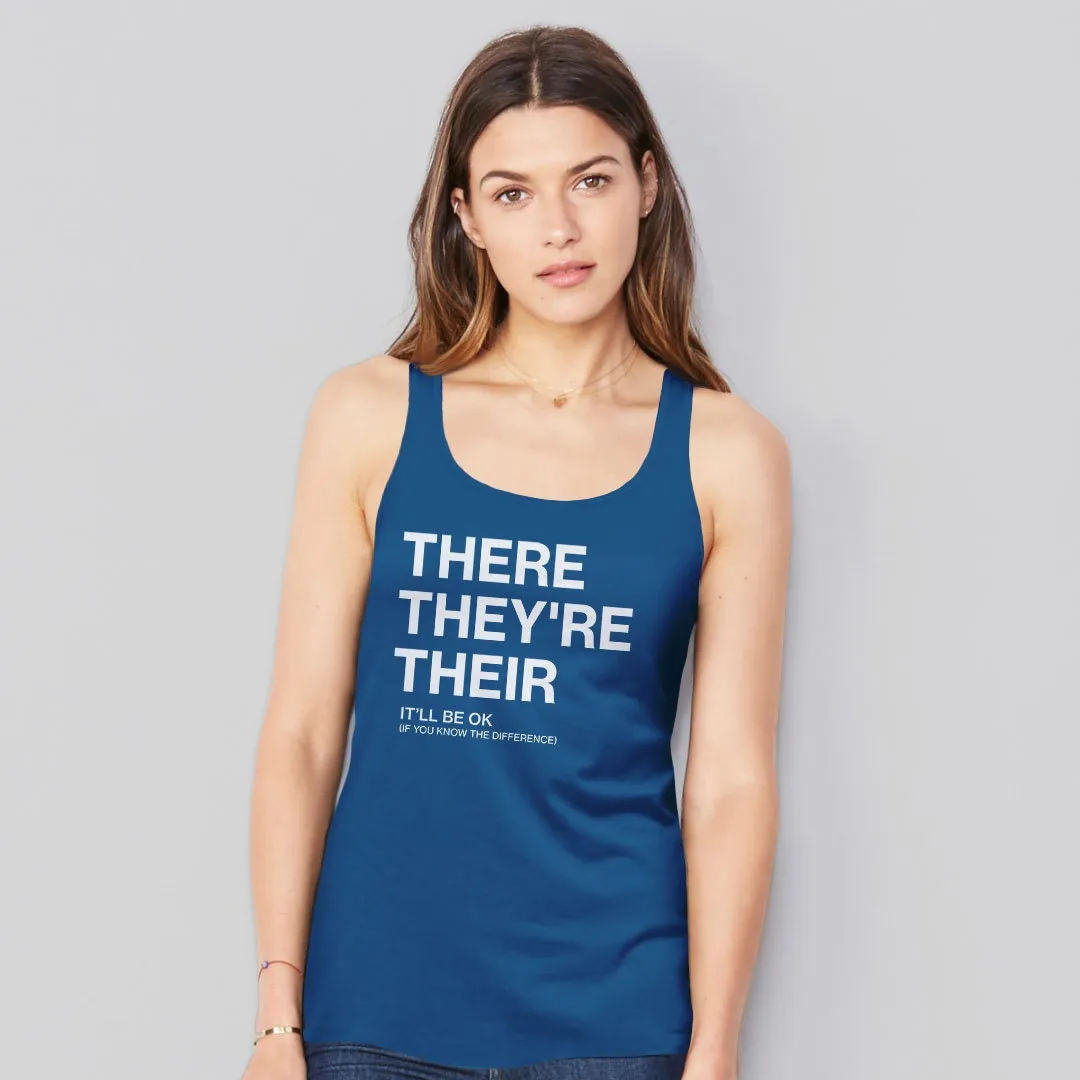 There They're Their Grammar Tank Top