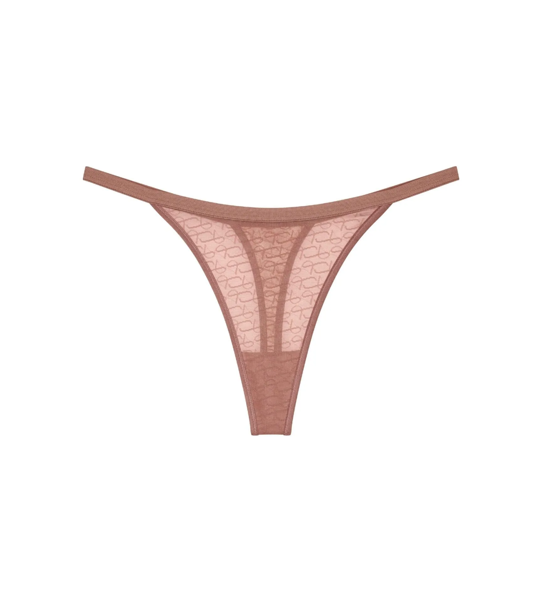 Triumph Signature Sheer String Brief - Toasted Almond