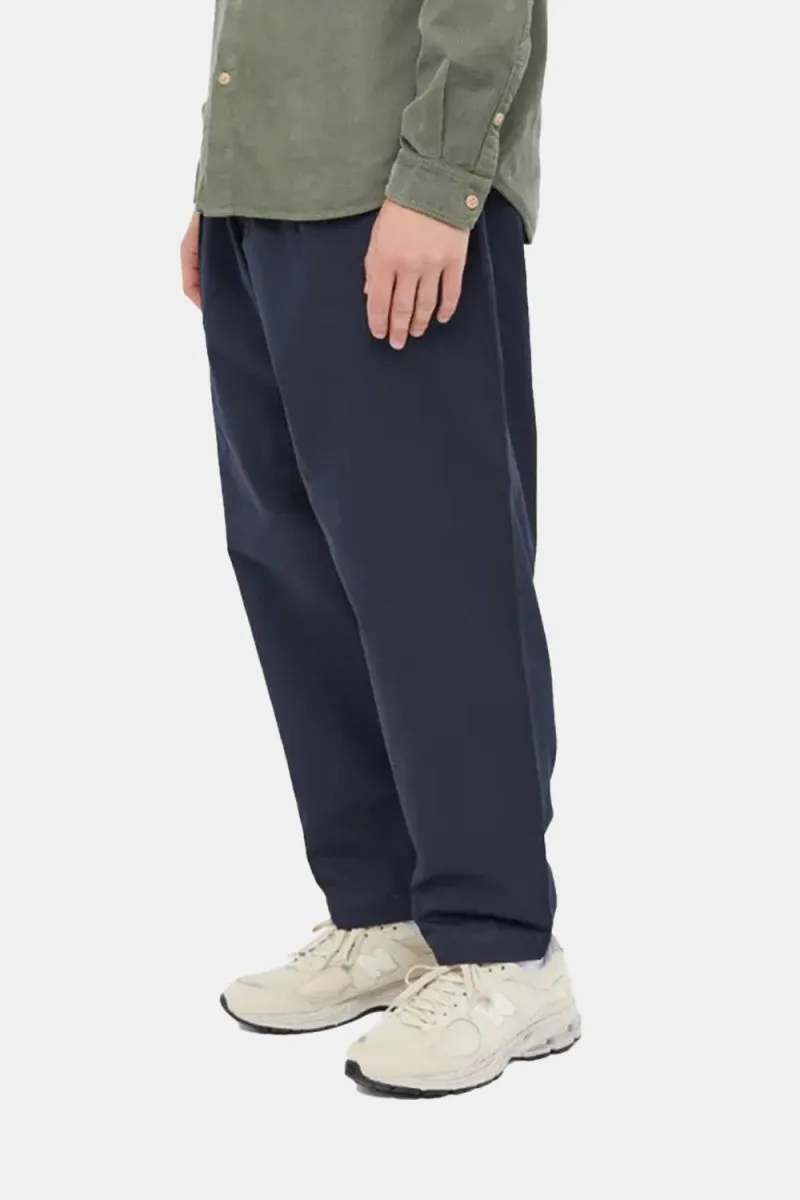 Universal Works Pleated Track Pant (Navy Twill)