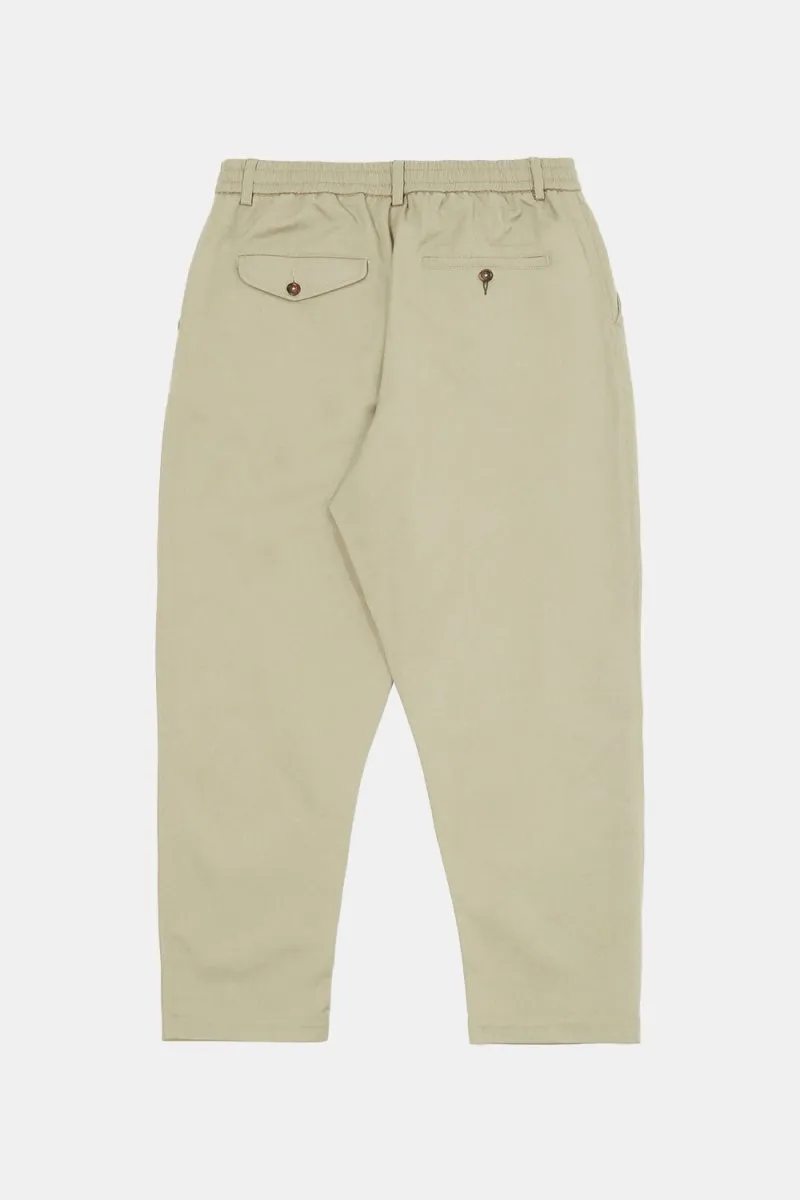 Universal Works Pleated Track Pant (Stone)