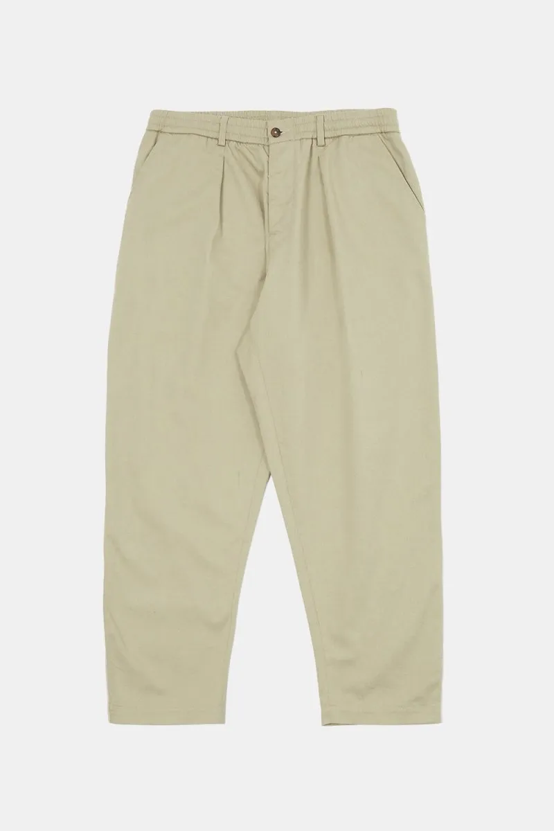 Universal Works Pleated Track Pant (Stone)