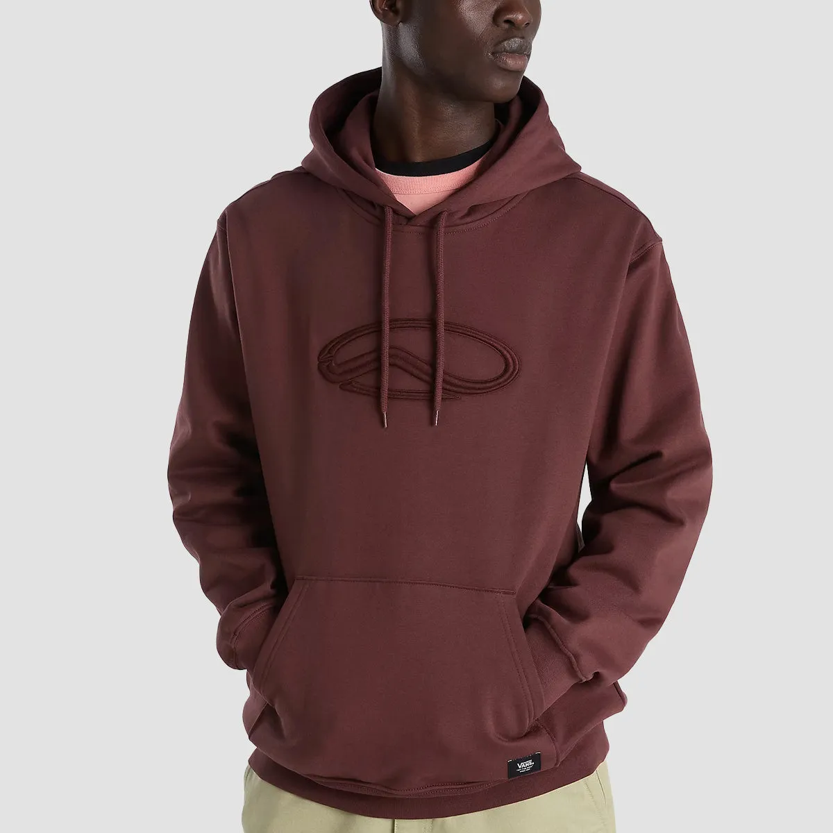 Vans Oval Loose Oval Loose Pullover Hoodie Bitter Chocolate