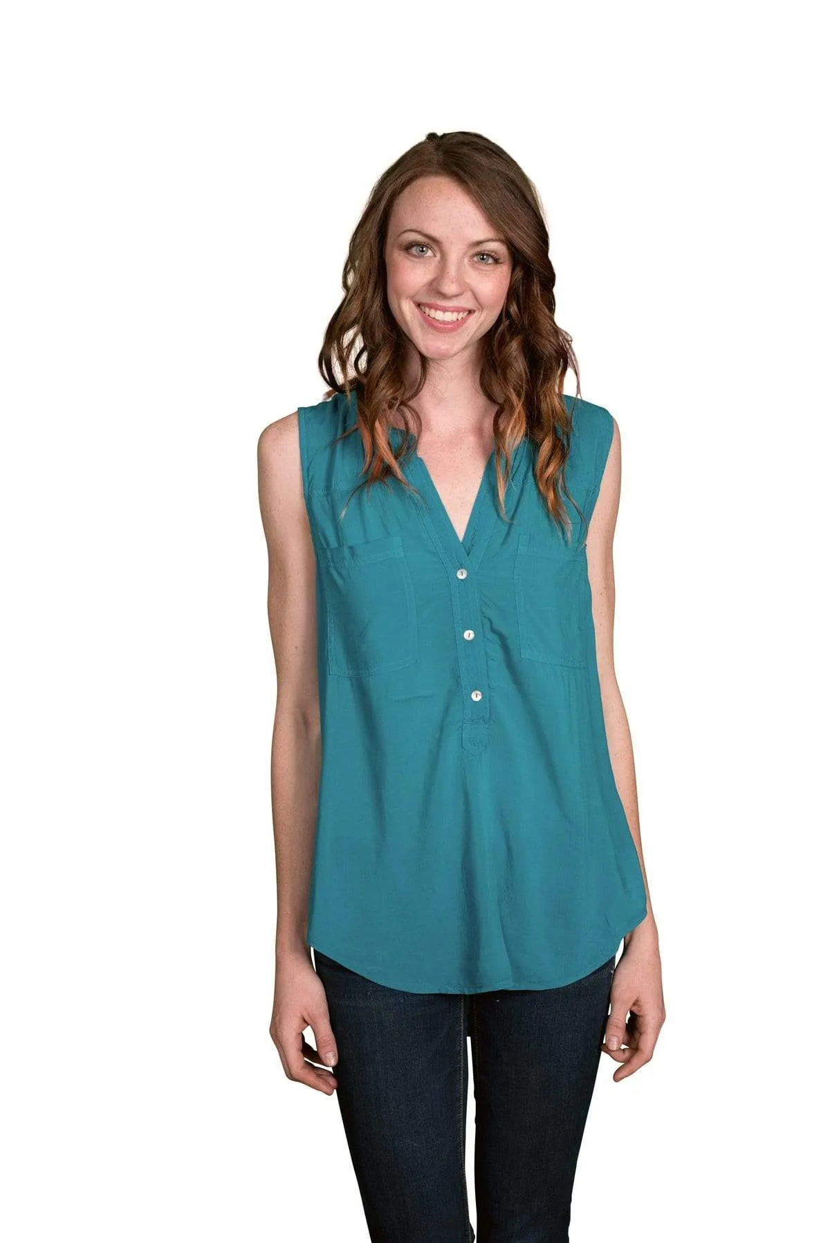 Velvet by Graham & Spencer Jael Rayon Challis Tank Blouse