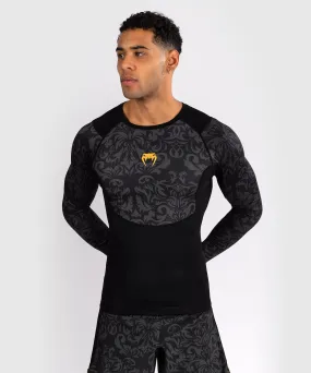 Venum x Ilia Topuria Unmatched Long Sleeve Rashguard - Black/Gold