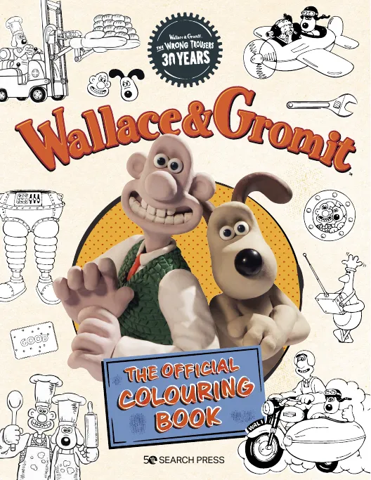 Wallace & Gromit The Official Colouring Book