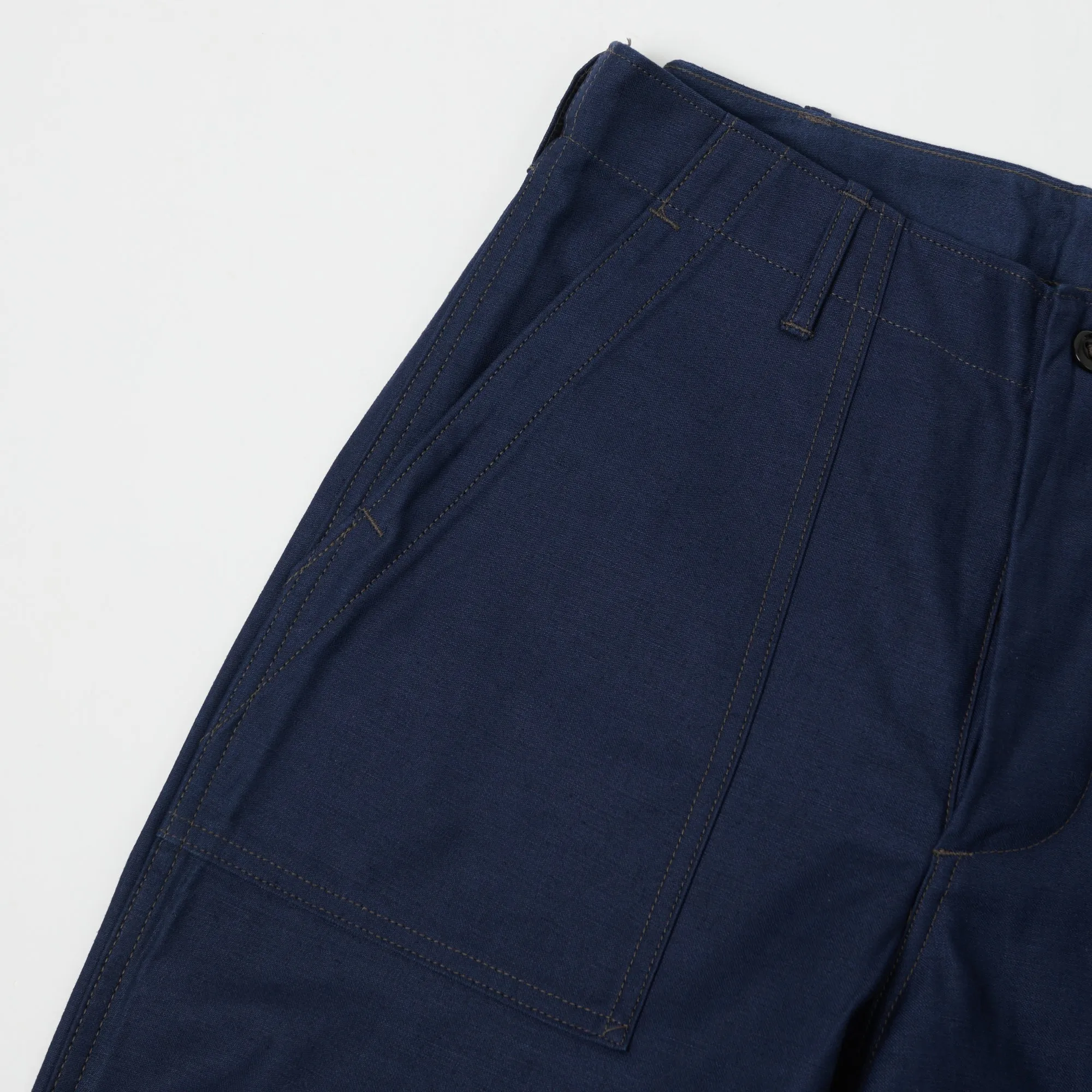 Warehouse & Co Sateen Fatigue Pant - Navy