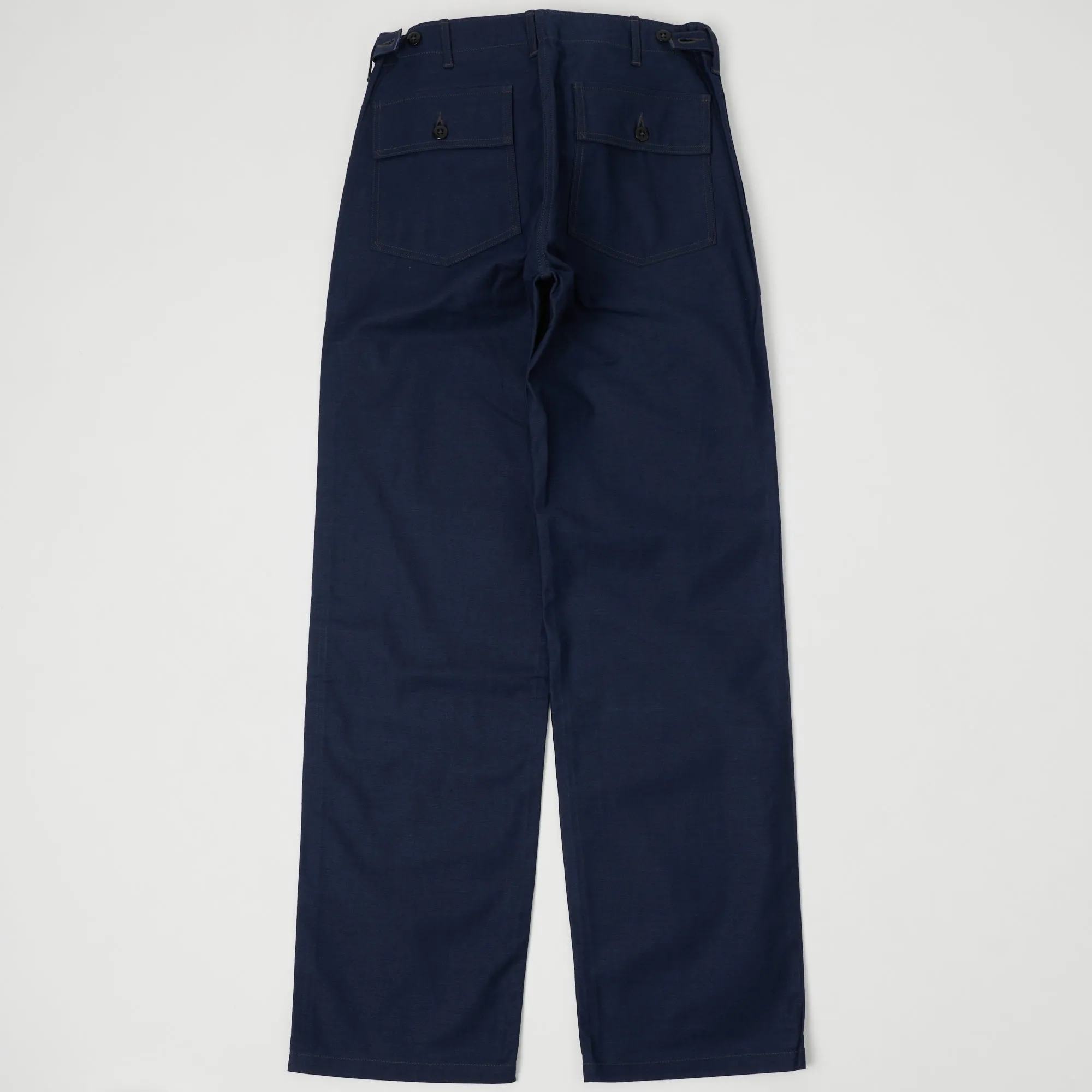 Warehouse & Co Sateen Fatigue Pant - Navy