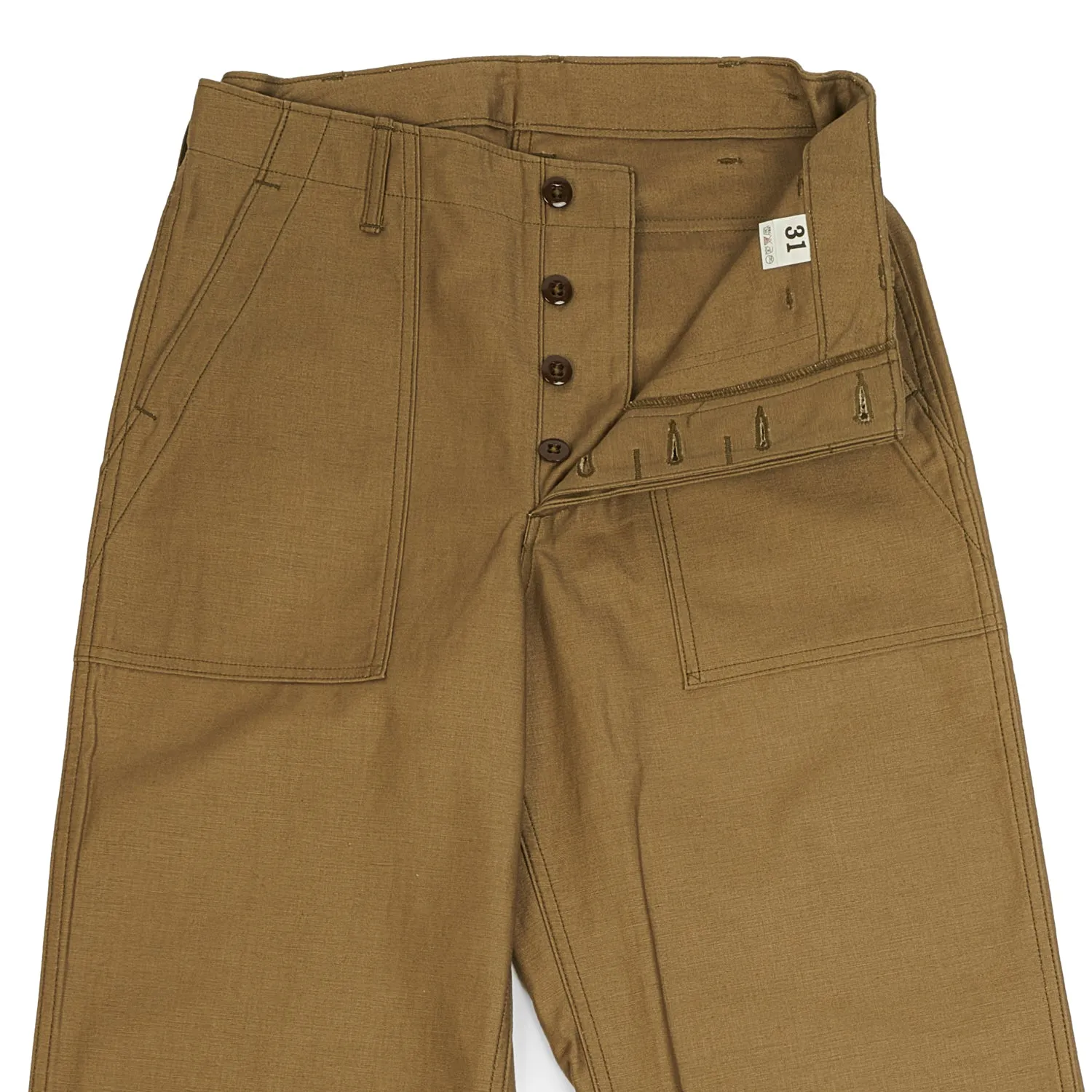 Warehouse & Co Sateen Fatigue Pant - Olive