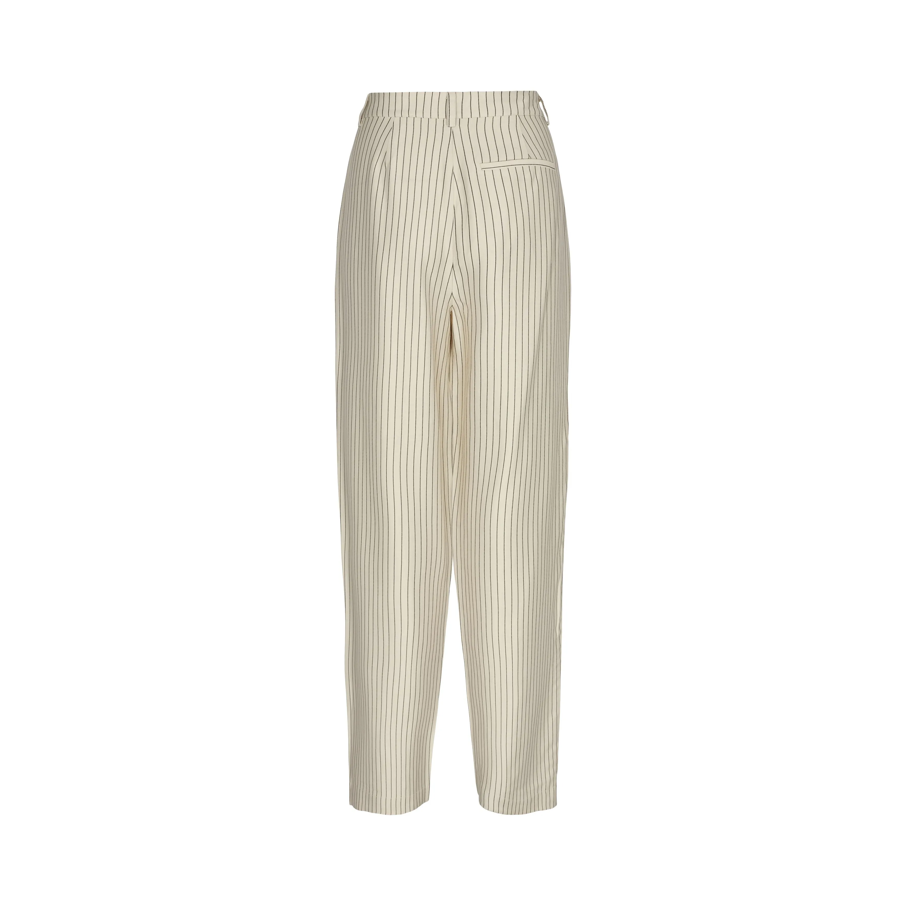 Wide Leg Stripe Trouser