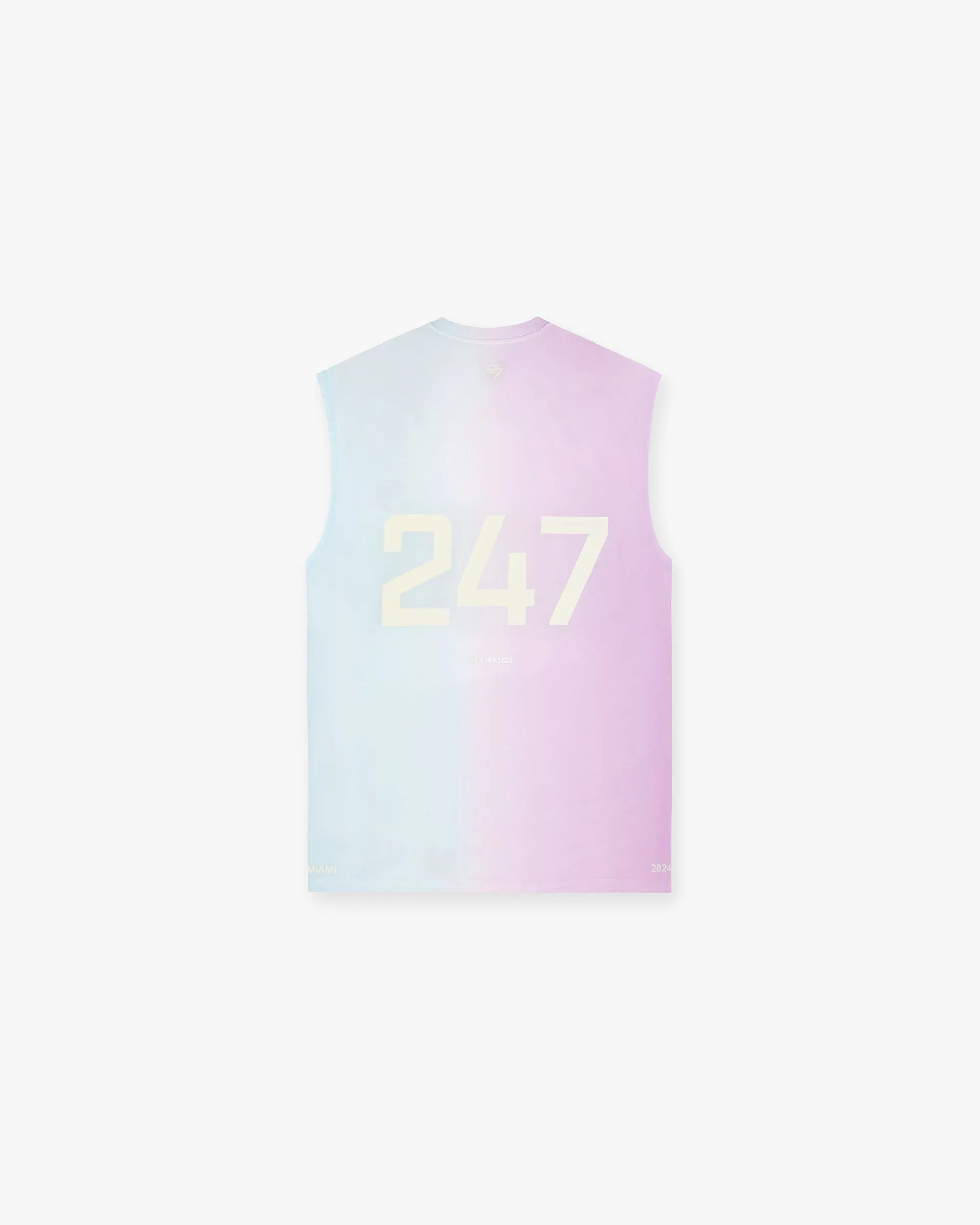 Wodapalooza Oversized Tank - Pastel Tie Dye