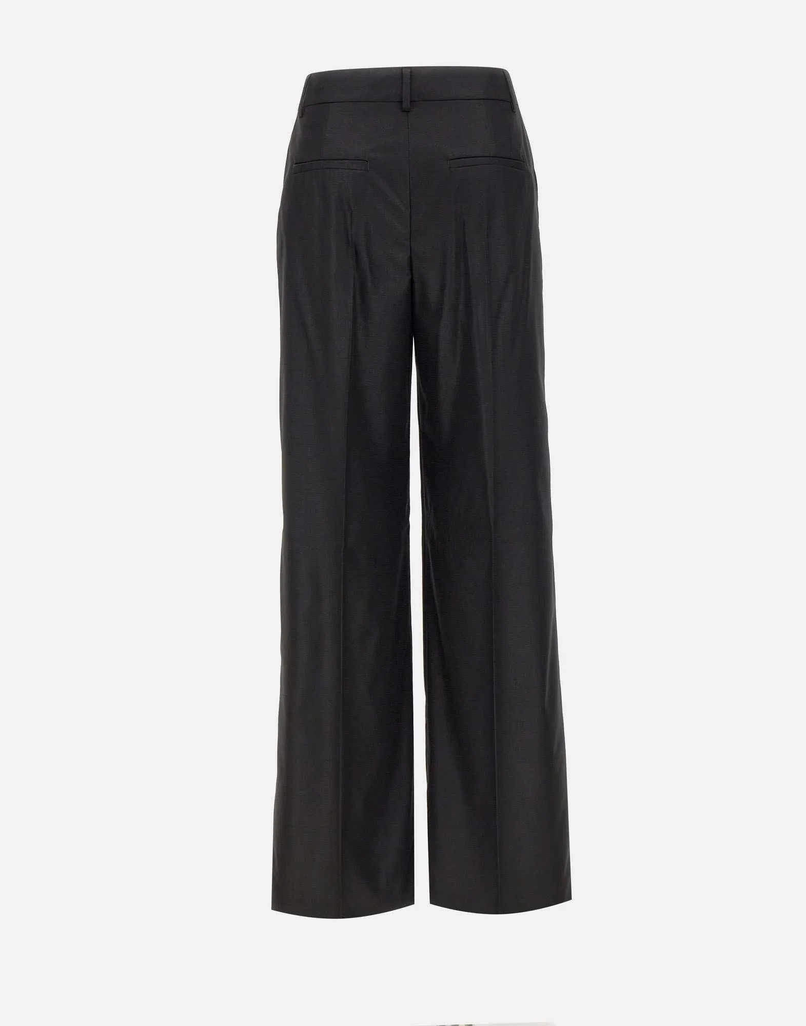 Women's Black Viscose Trousers