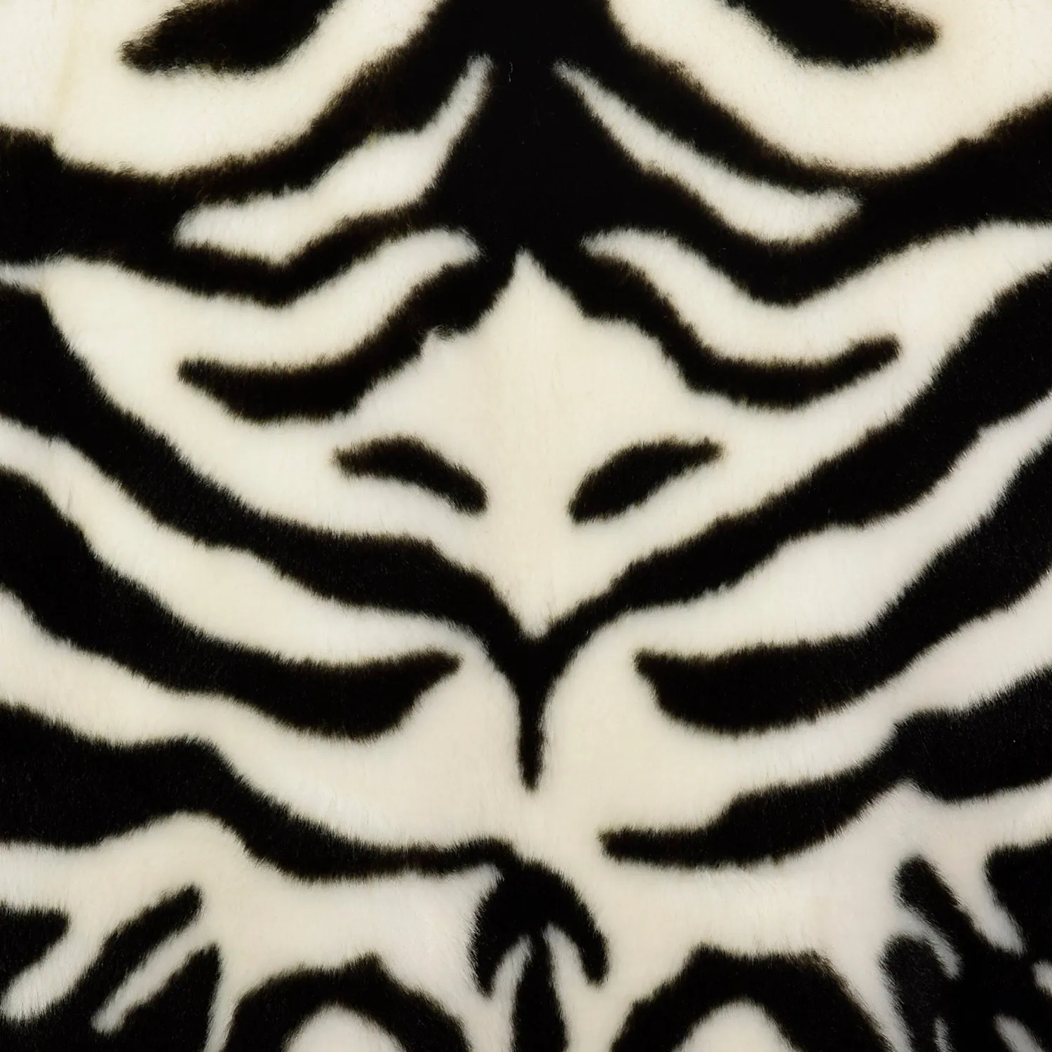 XS 1980s Lilli Ann Faux Fur Plush Zebra Jacket