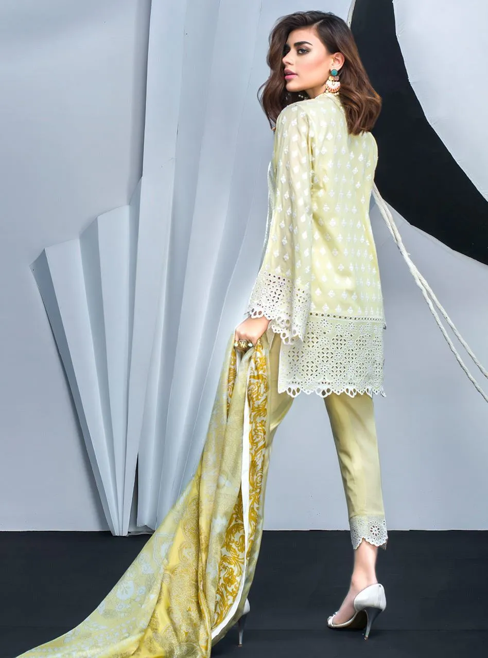 Zainab Chottani Pasión De Viajar Luxury Lawn 2018 – Itra - B